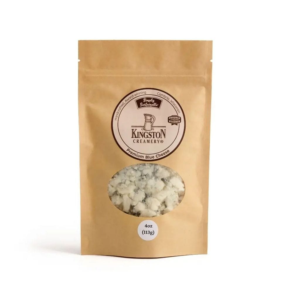 Kingston Creamery Premium Blue Cheese, 4 Ounce -- 12 Per Case