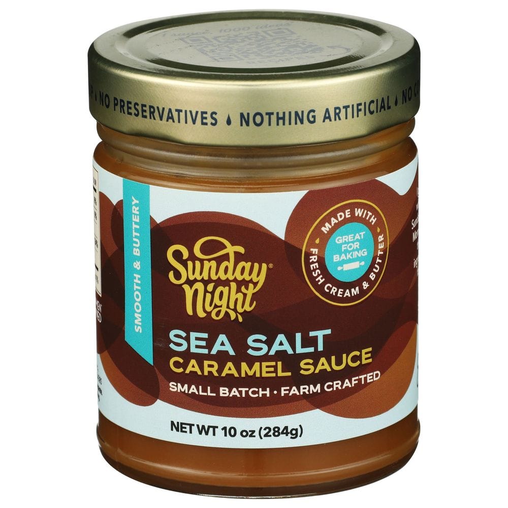 Sunday Night Sea Salt Carmel Sauce, 10 Ounce -- 6 Per Case