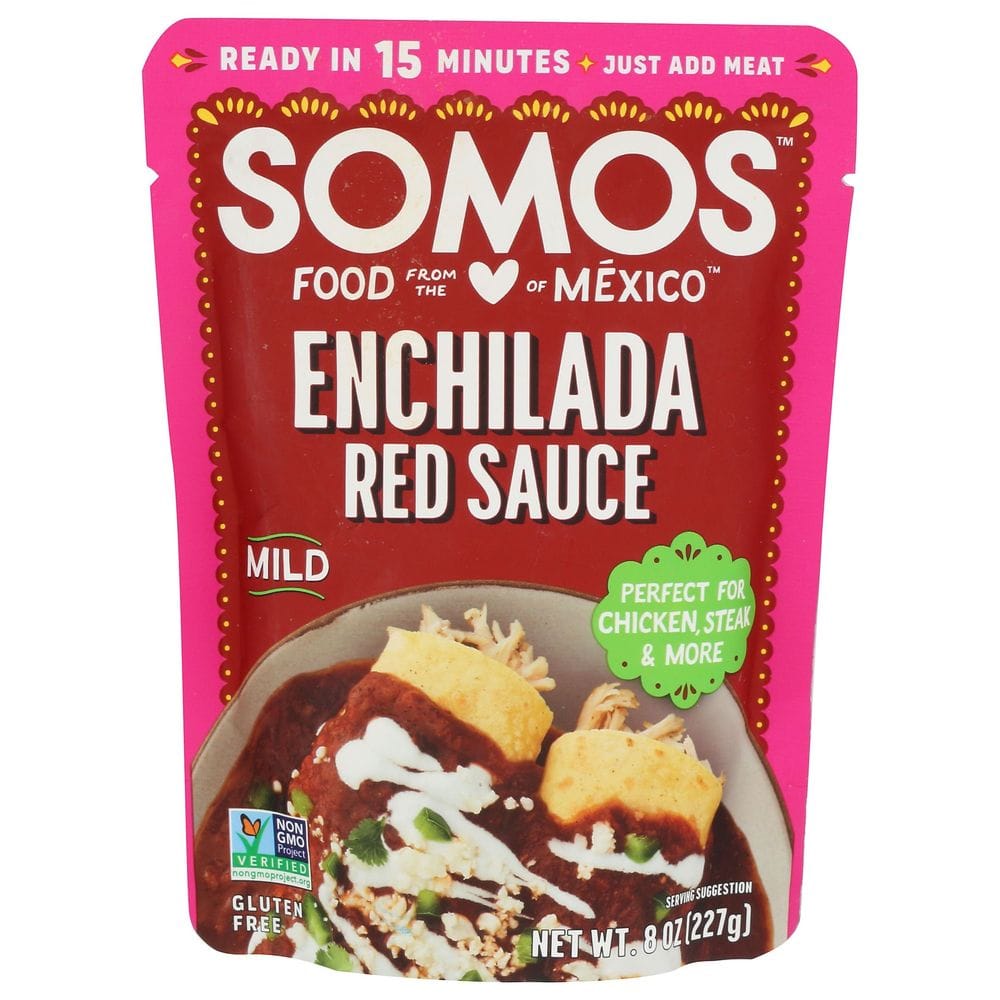 Somos Mild Red Enchilada Sauce, 8 Ounce Pouch -- 6 Per Case
