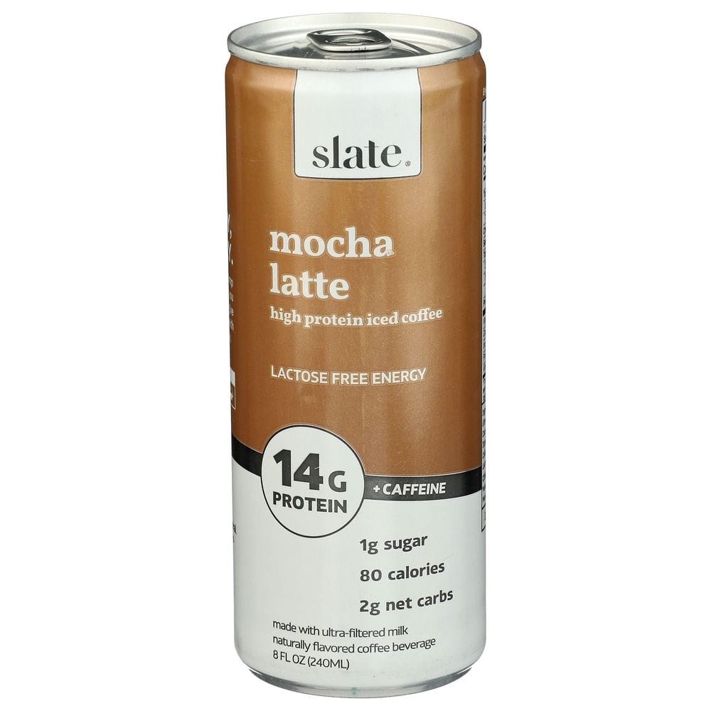 Slate Mocha Latte Protein Iced Coffee, 32 Fluid Ounce -- 6 Per Case