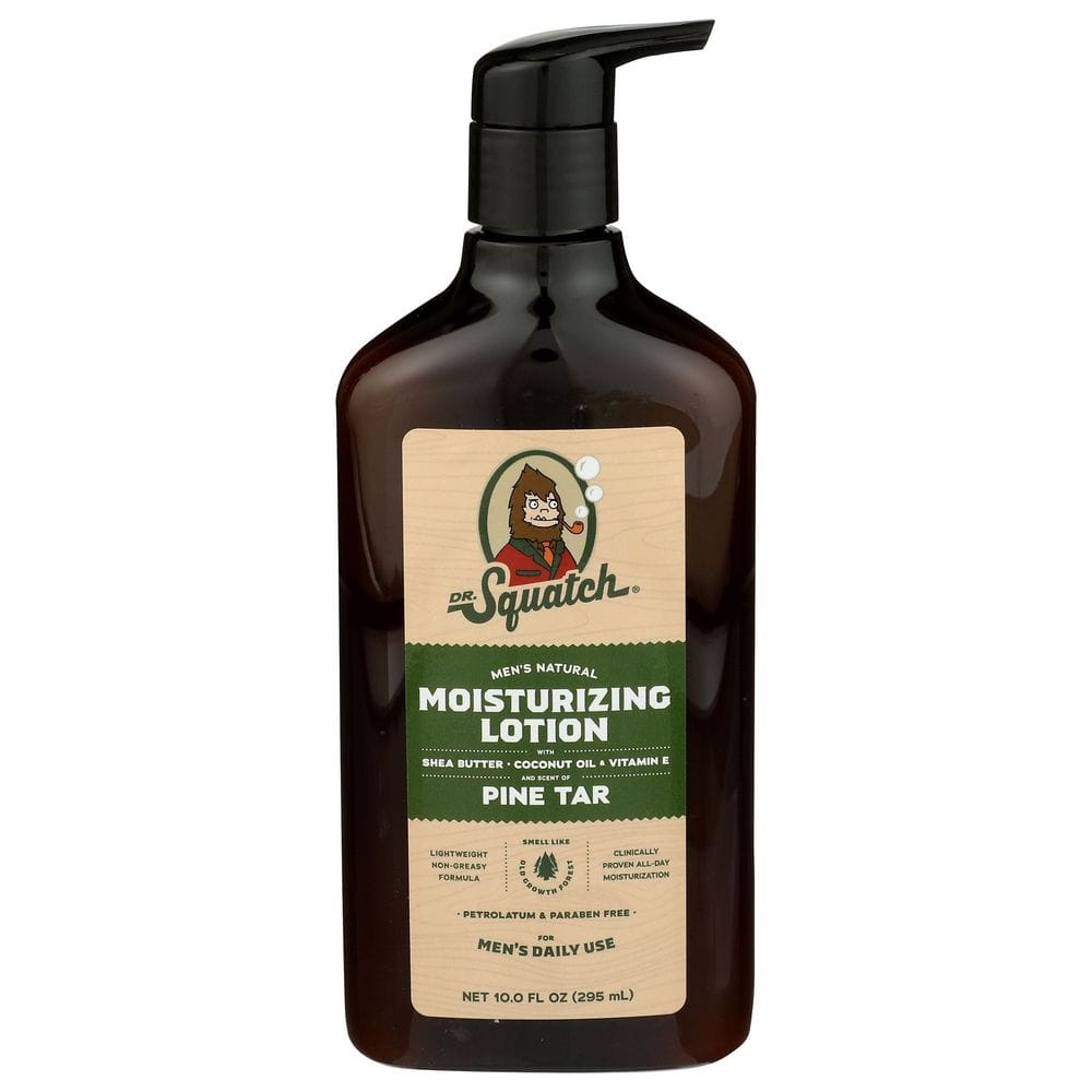 Dr. Squatch Pine Tar Moisturizing Lotion, 10 Fluid Ounce