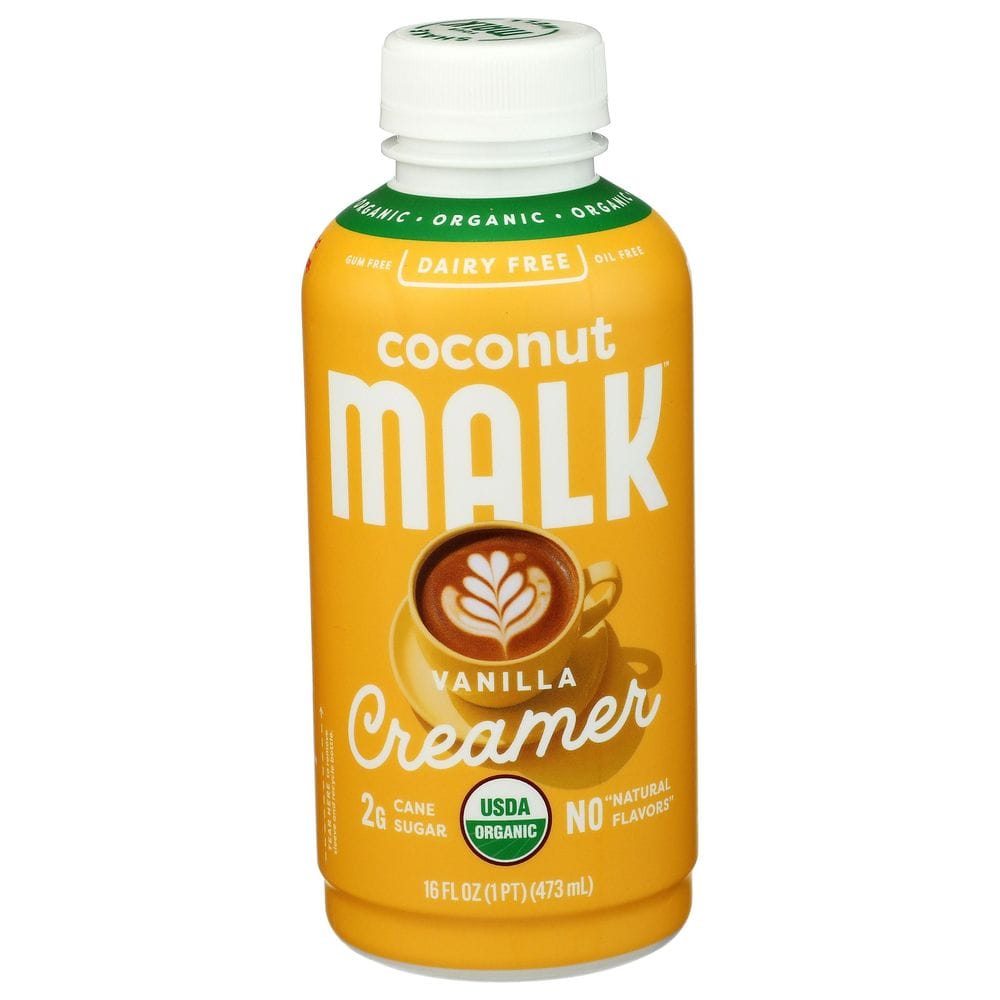 Malk Organics Vanilla Coconut Creamer, 16 Fluid Ounce -- 12 Per Case