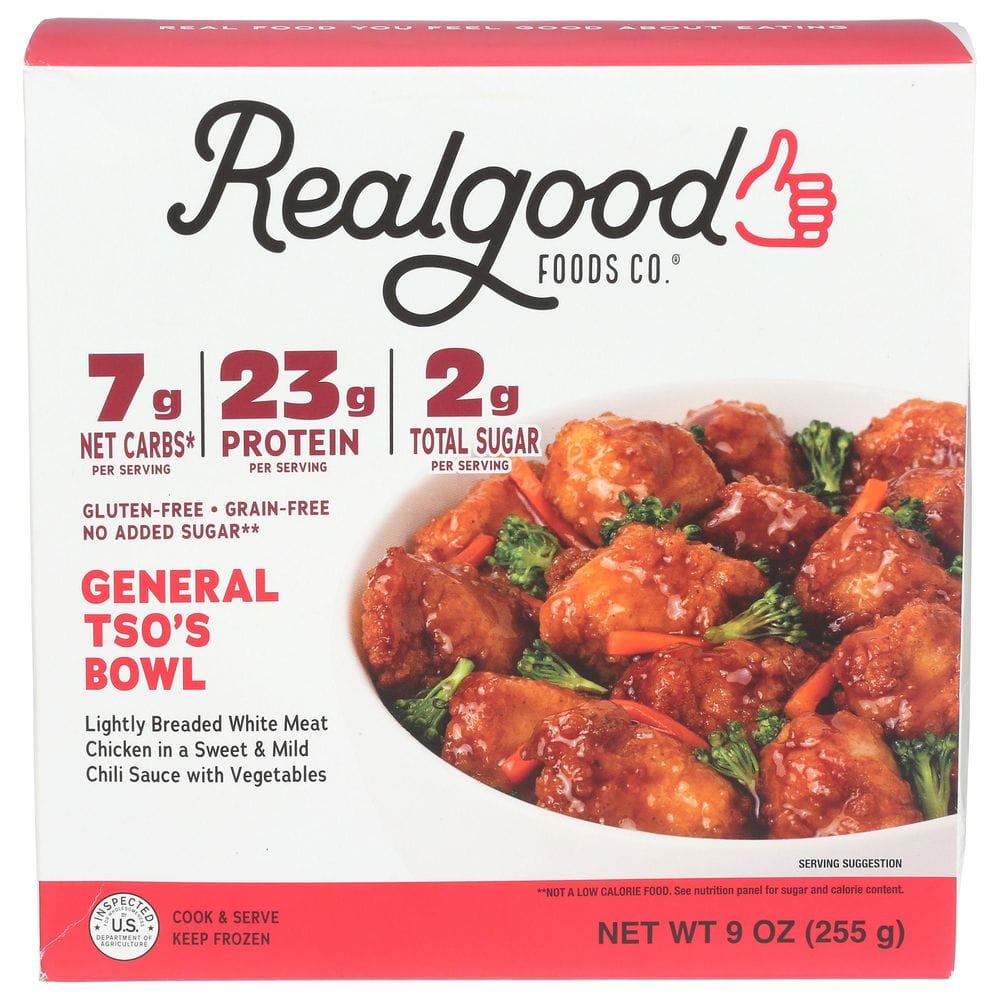 Real Good Foods General Tso Chicken Bowl, 9 Ounce -- 8 Per Case