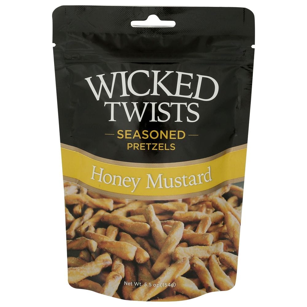 Wicked Mix Honey Mustard Pretzel Twists, 5.5 Ounce -- 6 Per Case