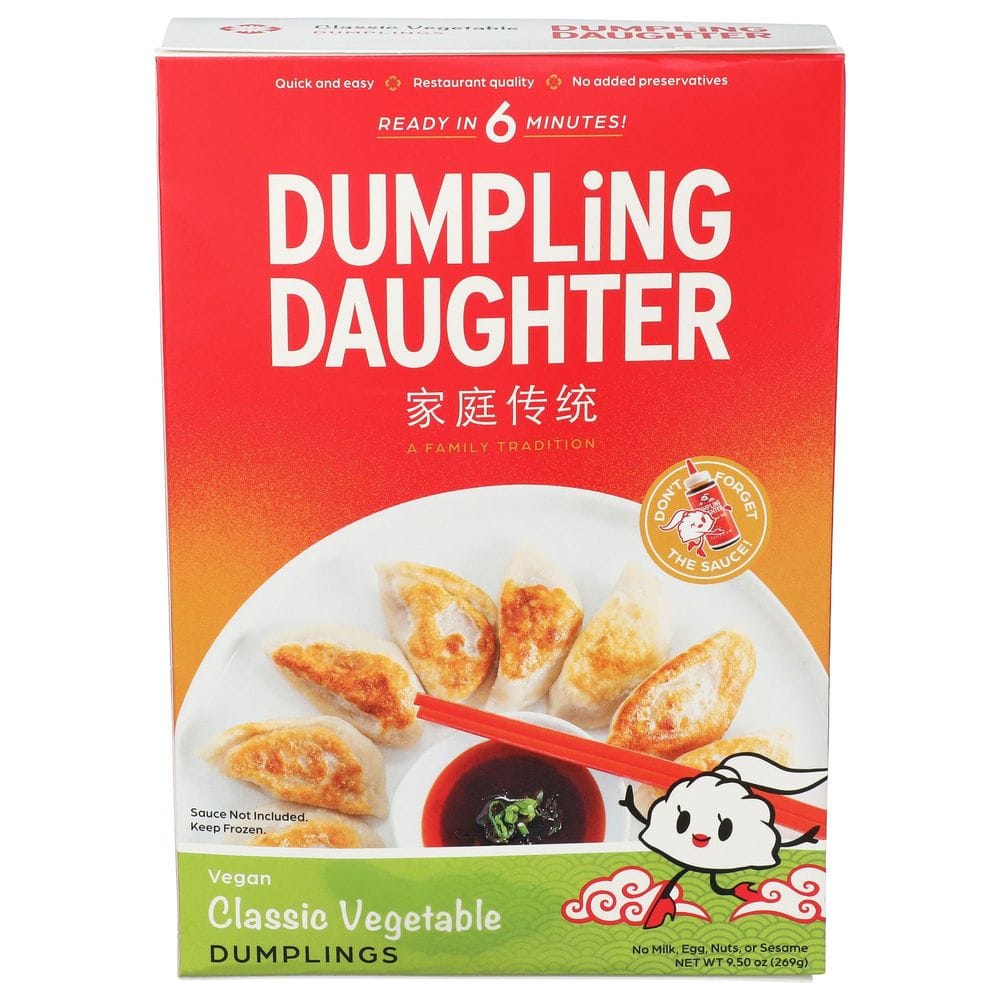 Dumpling Daughter Classic Vegetable Dumplings, 9.5 Ounce -- 6 Per Case