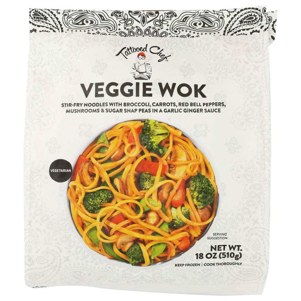Tattooed Chef Veggie Wok, 18 Ounce -- 6 Per Case