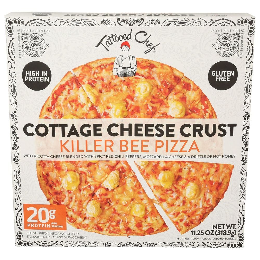 Tattooed Chef Cottage Cheese Crust Killer Bee Pizza, 11.25 Ounce -- 6 Per Case