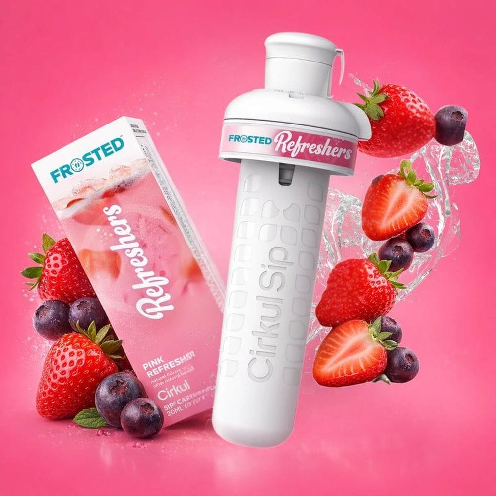 Cirkul Pink Strawberry Refresher Cartridges