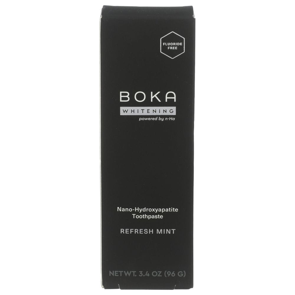 Boka Refresh Mint Nano Hydroxyapatite Whitening Toothpaste, 3.4 Ounce