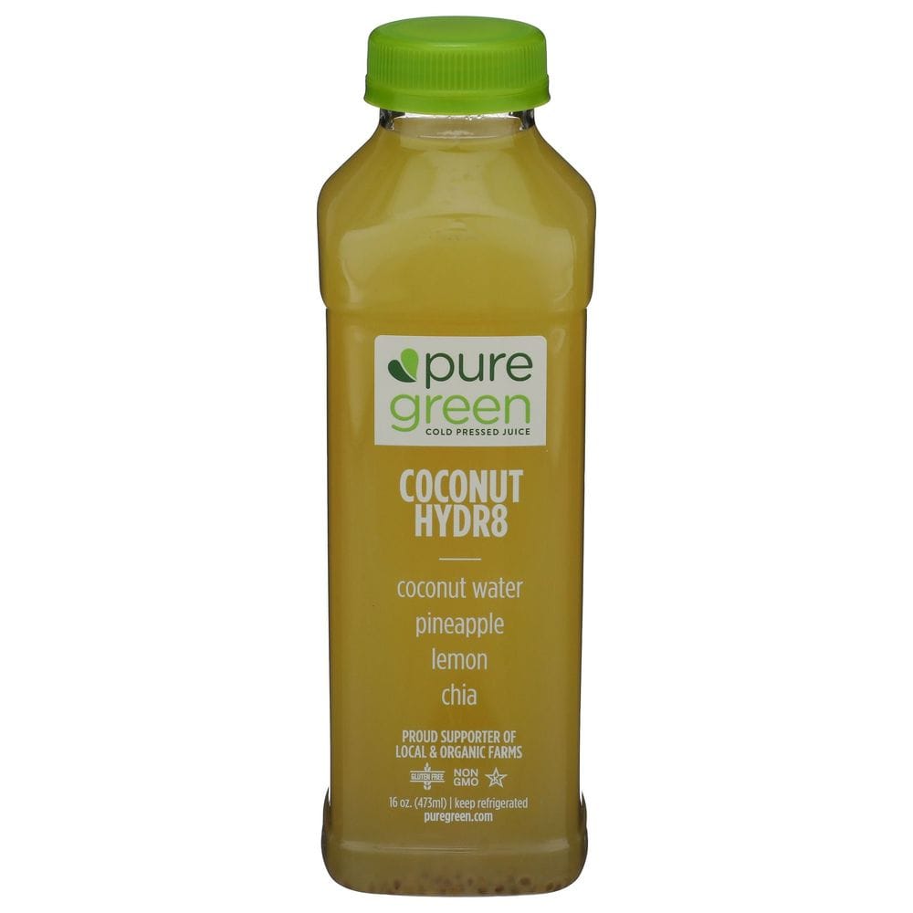 Pure Green Coconut Hydrate Cold Pressed Juice, 16 Fluid Ounce -- 6 Per Case