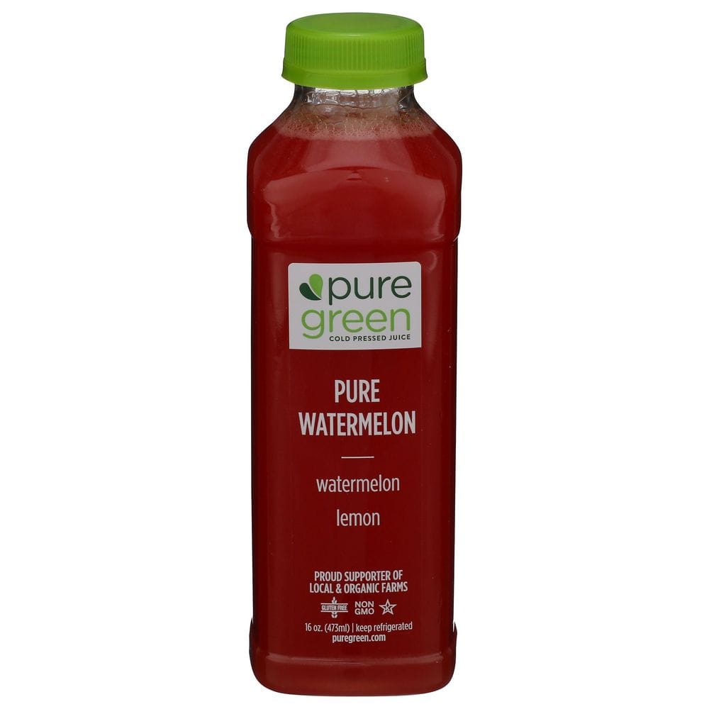 Pure Green Pure Watermelon Cold Pressed Juice, 16 Fluid Ounce -- 6 Per Case