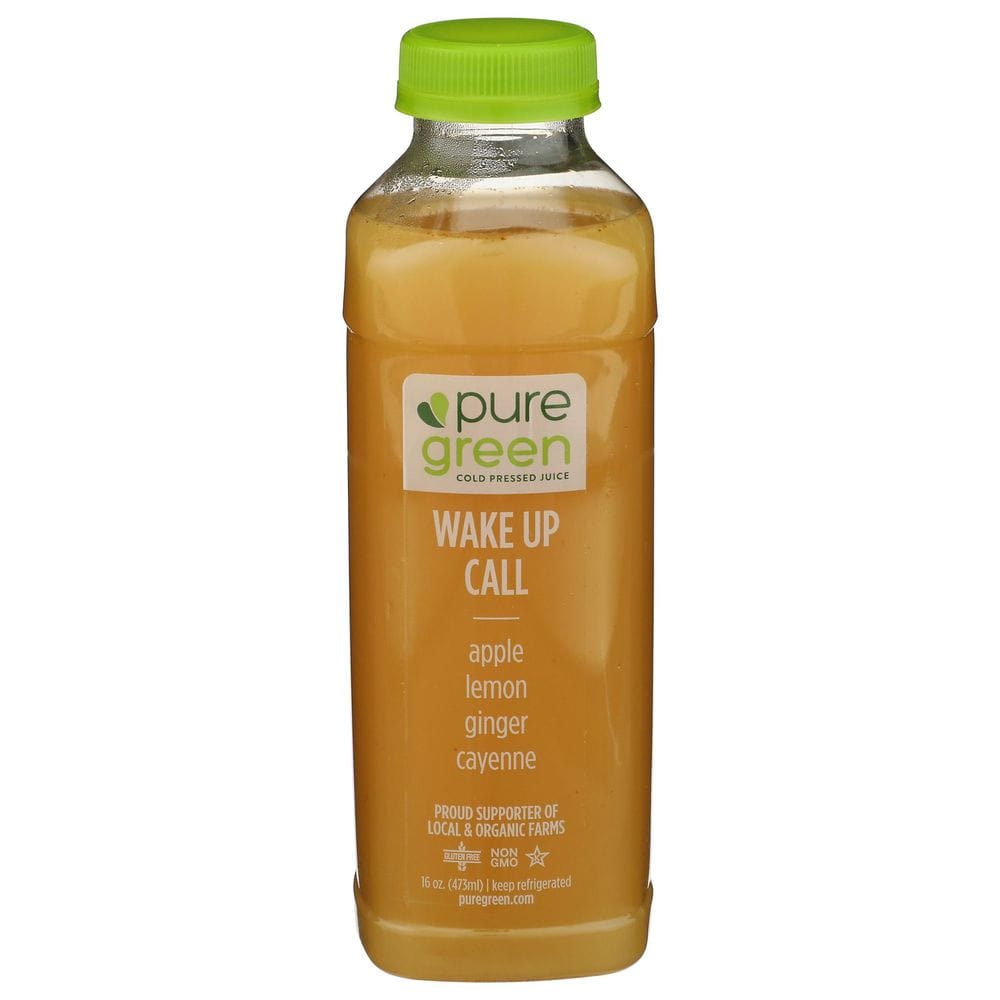Pure Green Wake Up Call Cold Pressed Juice, 16 Fluid Ounce -- 6 Per Case