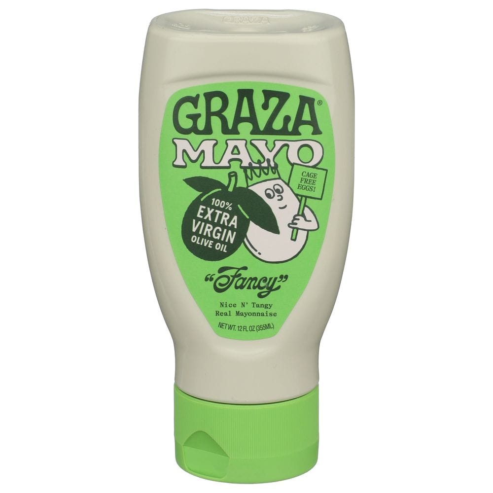 Graza Fancy Nice N Tangy Mayonnaise, 12 Fluid Ounce Squeeze -- 12 Per Case