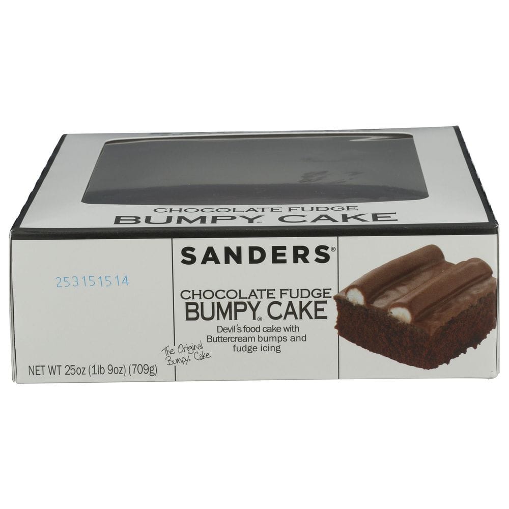 Sanders Chocolate Fudge Bumpy Cake, 25 Ounce -- 6 Per Case