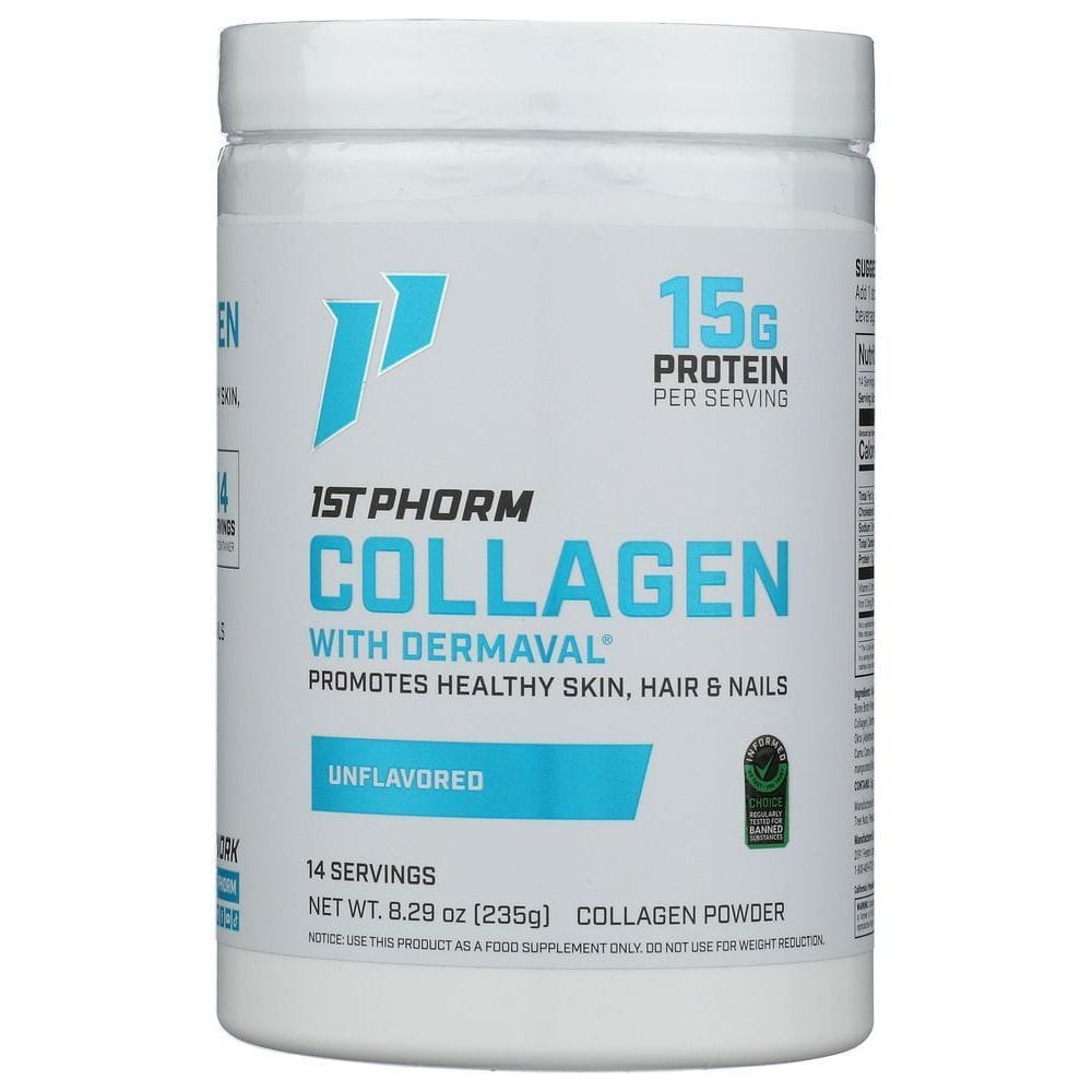 1st Phorm Unflavored Collagen With Dermaval Powder, 8.29 Ounce