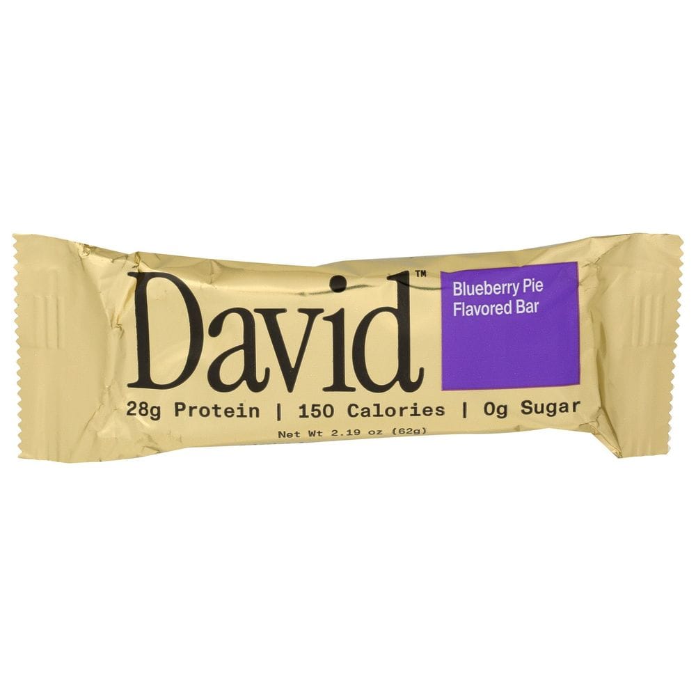 David Blueberry Pie Protein Bar, 2.19 Ounce -- 12 Per Case