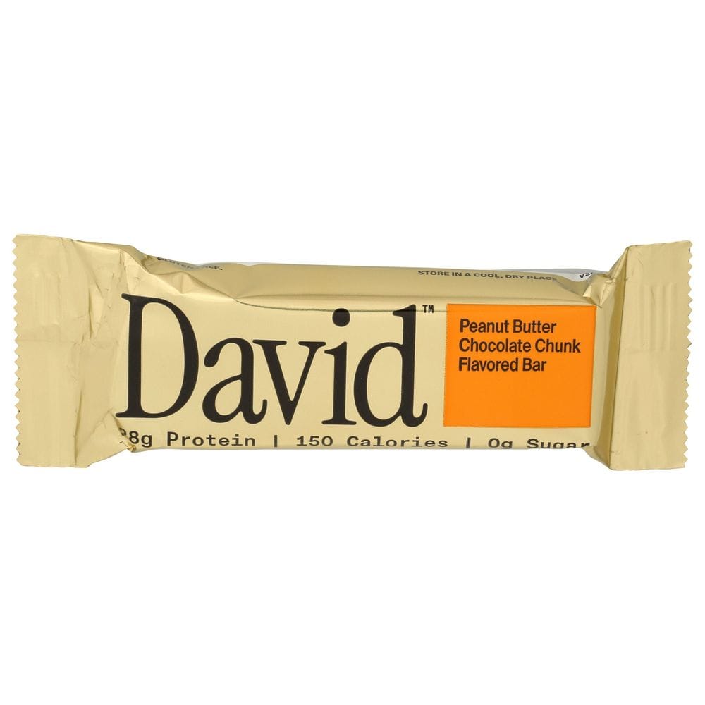 David Peanut Butter Chocolate Chunk Protein Bar, 2.19 Ounce -- 12 Per Case