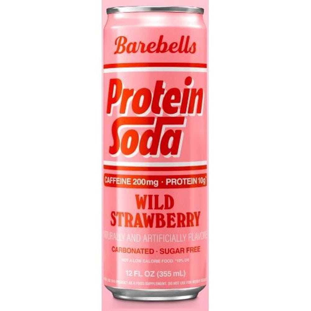 Barebells Wild Strawberry Soda, 12 Fluid Ounce -- 12 Per Case