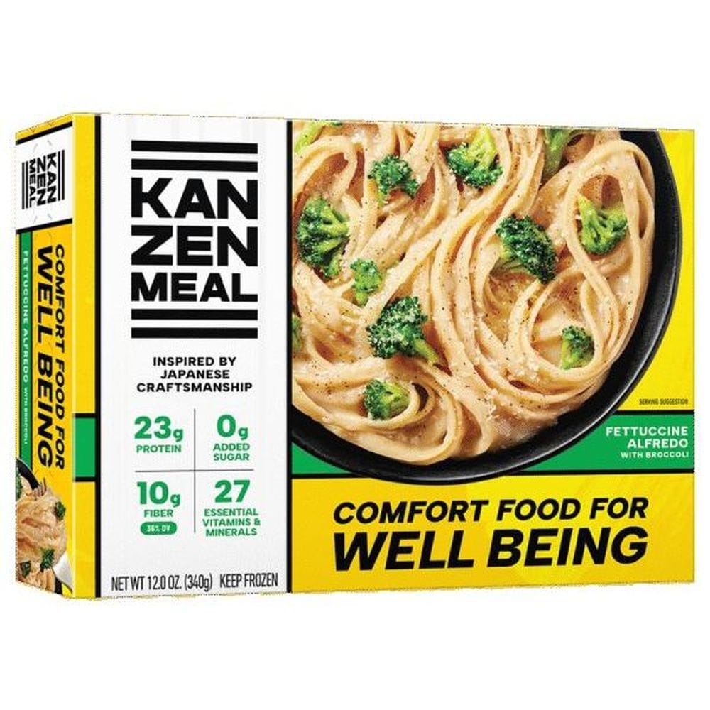 Kanzen Meal Fettuccine Alfredo With Broccoli, 12 Ounce -- 8 Per Case