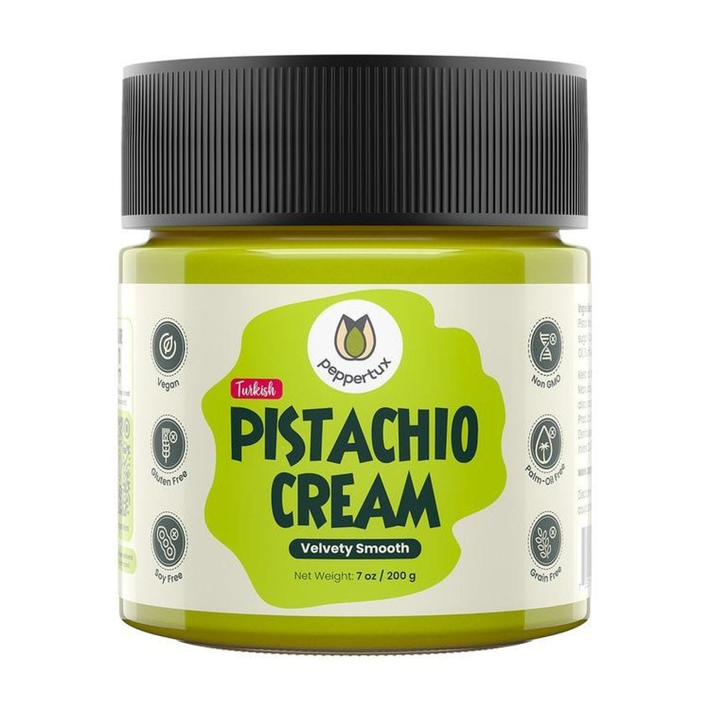 Peppertux Vegan Pistachio Cream, 7 Ounce -- 6 Per Case