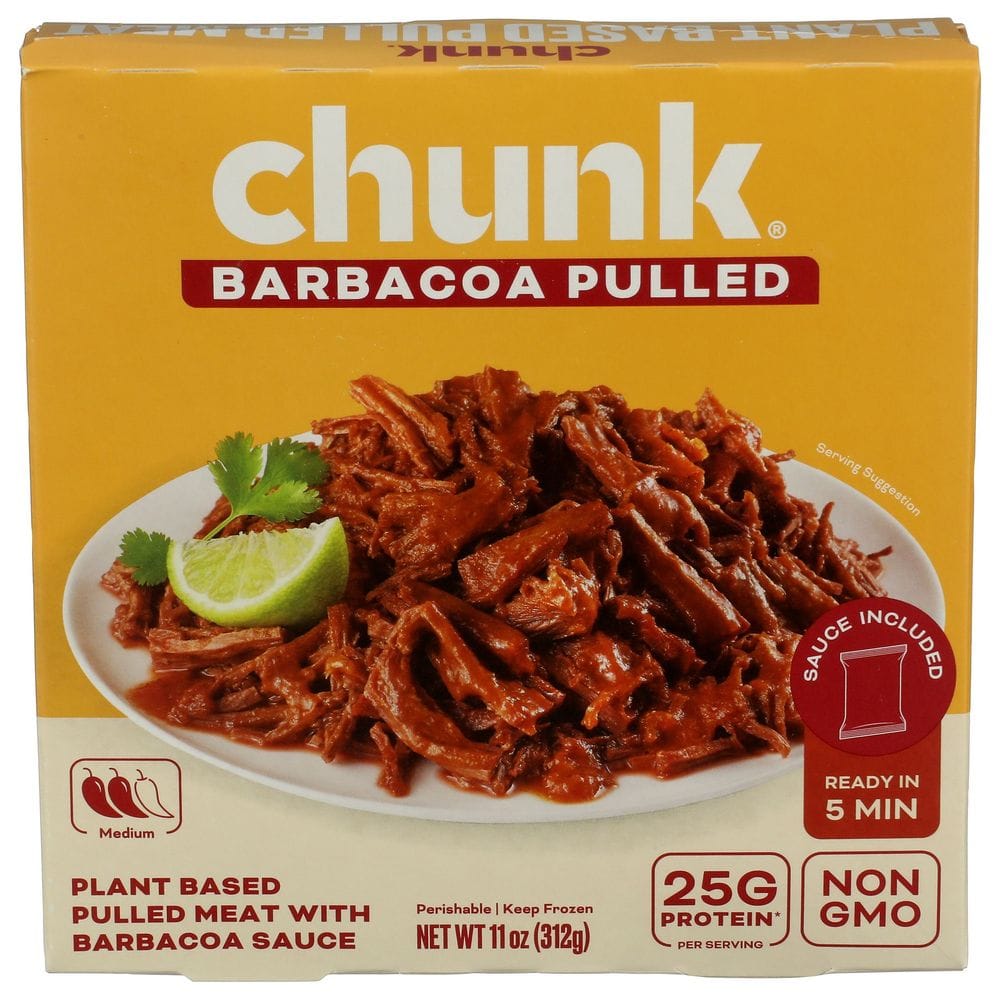 Chunk Plant Based Pulled Barbacoa, 11 Ounce -- 4 Per Case