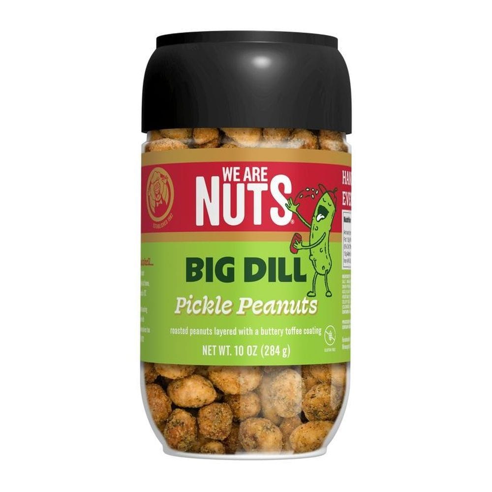 We Are Nuts Big Dill Pickle Peanuts, 10 Ounce -- 12 Per Case