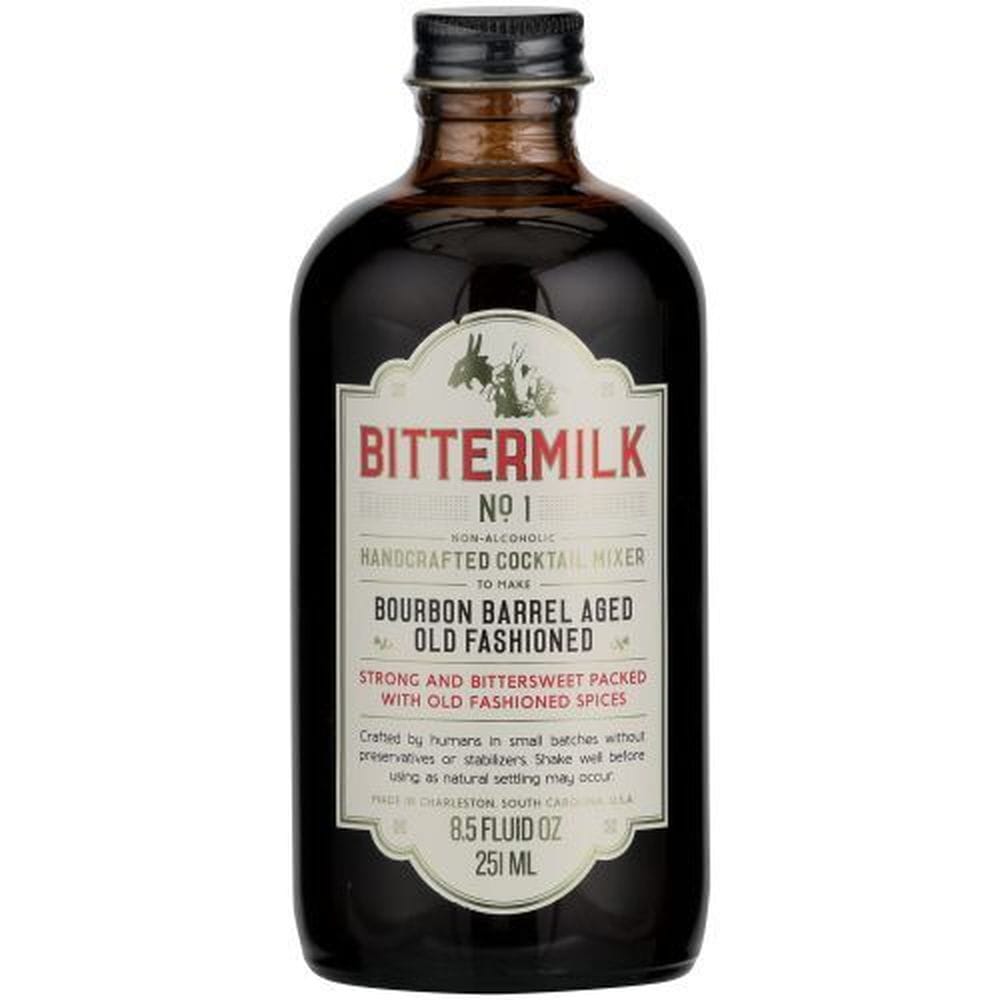 Bittermilk No.1 Bourbon Barrel Aged Old Fashioned Cocktail Mix, 8.5 Fluid Ounce -- 12 Per Case