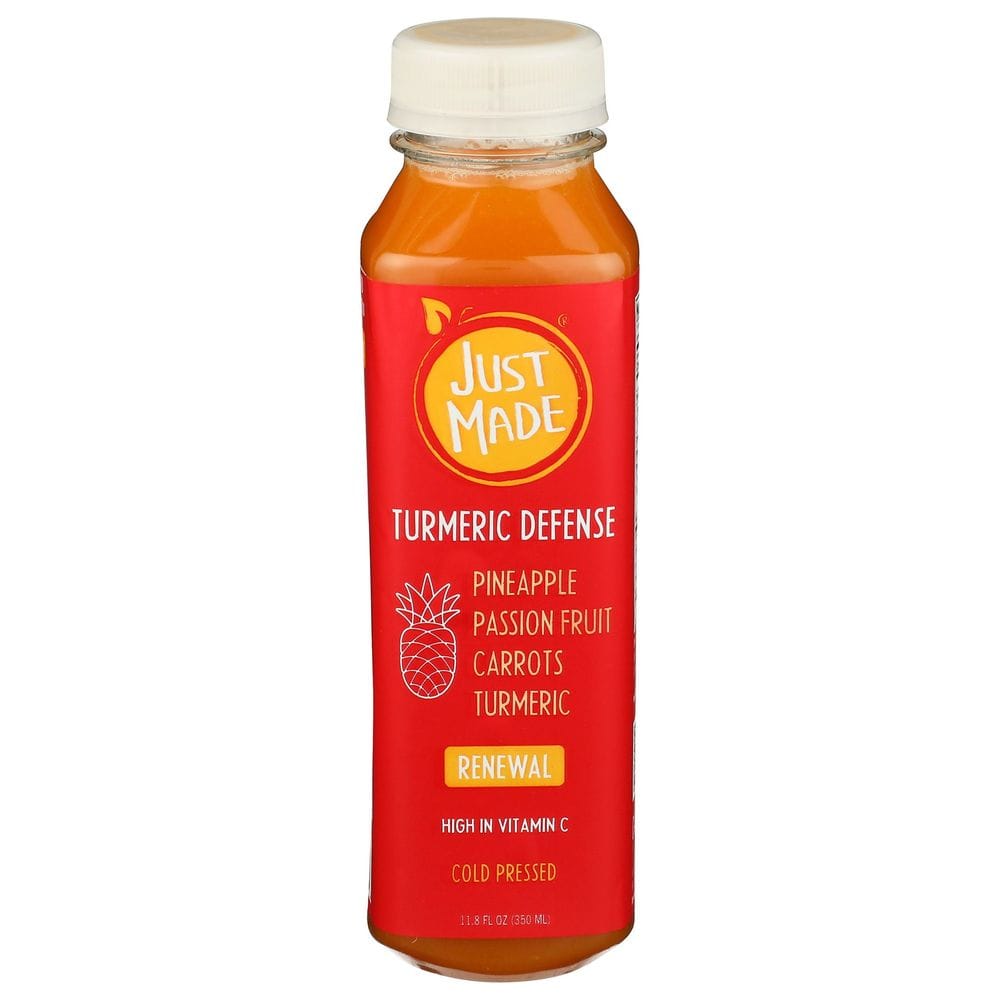Just Made Renewal Turmeric Defense Cold-pressed Juice, 11.8 Fluid Ounce -- 8 Per Case