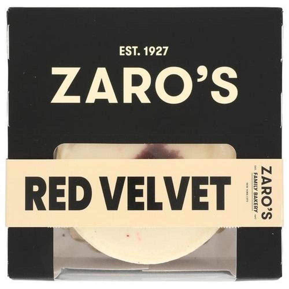 Zaros Family Bakery 4 Inch Red Velvet Cake, 17 Ounce -- 8 Per Case