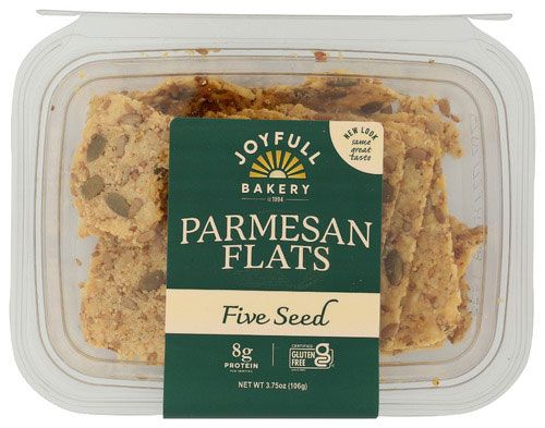 Joyfull Bakery Original Seeded Parmesan Crackers, 3.75 Ounce -- 8 Per Case