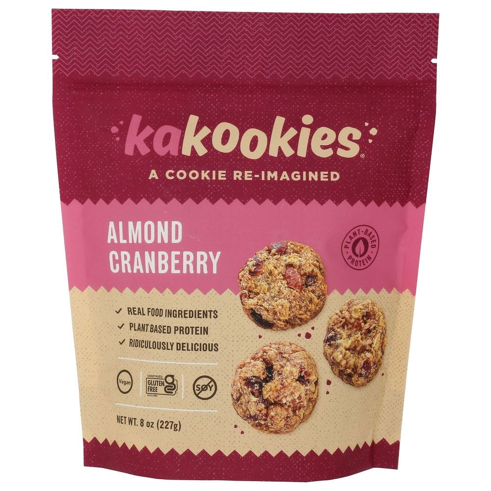 Kakookies Almond Cranberry Cookie Bites, 8.7 Ounce -- 6 Per Case