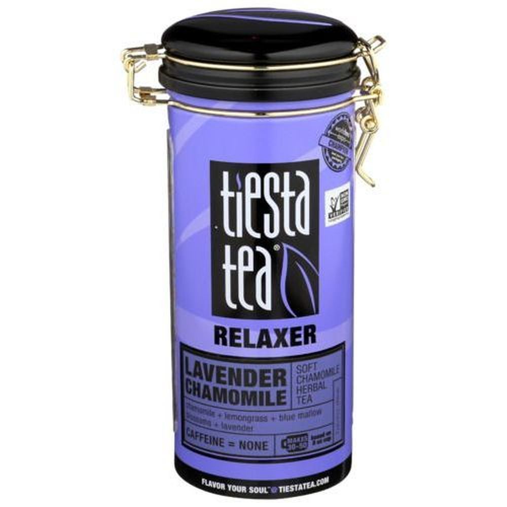 Tiesta Tea Relaxer Soft Lavender Chamomile Herbal Tea, 2 Ounce Tin -- 6 Per Case