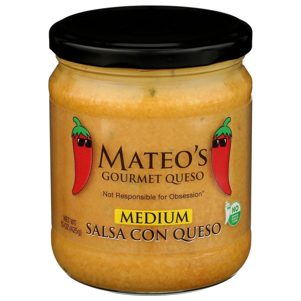 Mateos Gourmet Medium Salsa Con Queso, 15 Ounce -- 6 Per Case