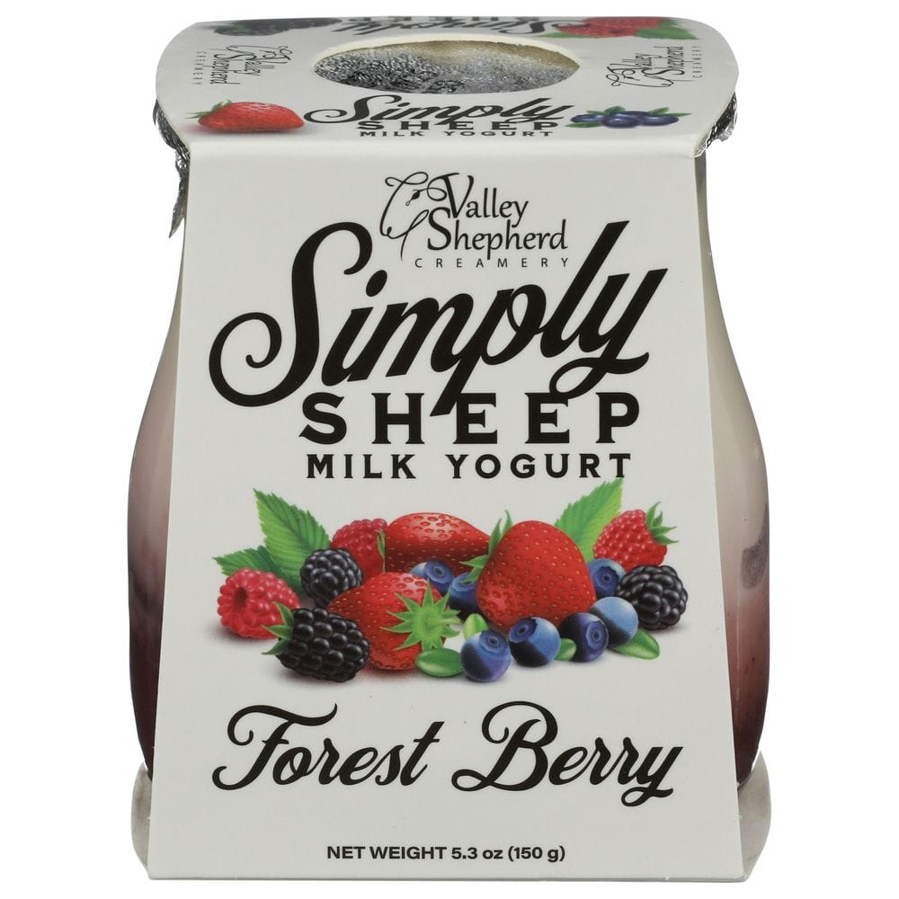 Valley Shepherd Creamery Forest Berry Simply Sheep Milk Yogurt, 5.3 Ounce -- 6 Per Case