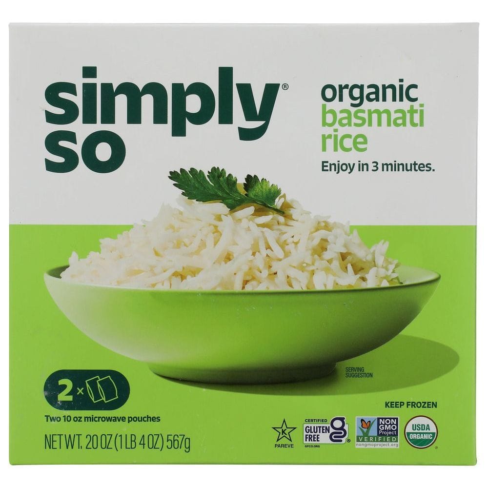 Simply So Organic Basmati Rice, 20 Ounce -- 8 Per Case
