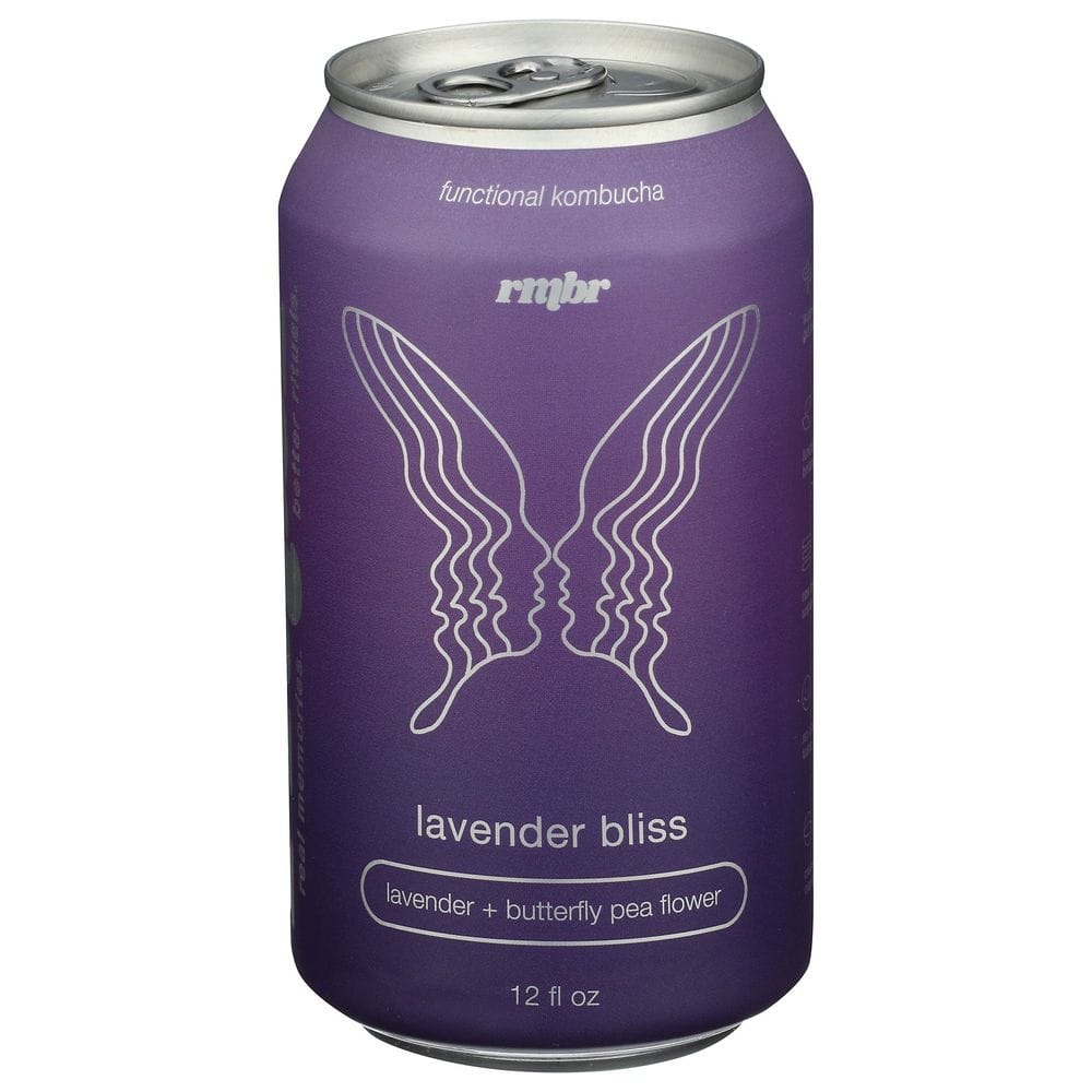 Rmbr Lavender Bliss Kombucha, 12 Fluid Ounce -- 12 Per Case