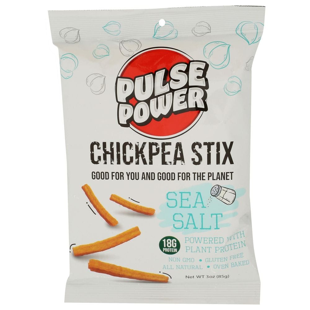 Pulse Power Sea Salt Chickpea Stix, 3 Ounce -- 12 Per Case