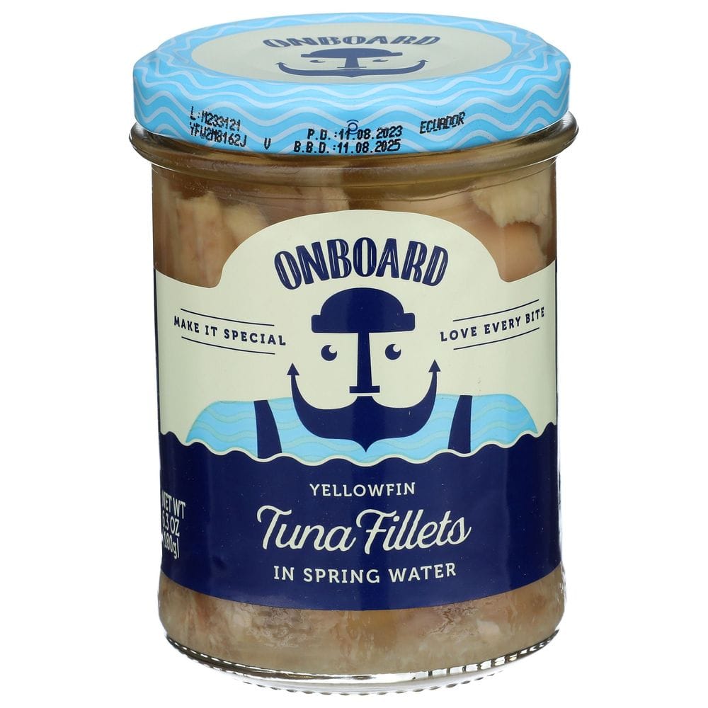Onboard Yellowfin Tuna Fillets In Spring Water, 6.4 Ounce -- 6 Per Case