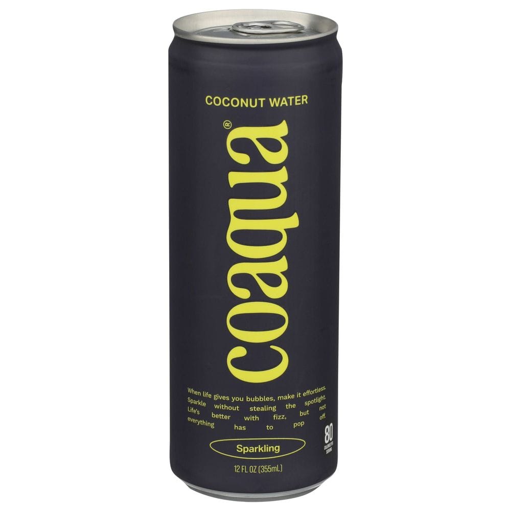 Coaqua Sparkling Coconut Water, 12 Fluid Ounce -- 12 Per Case