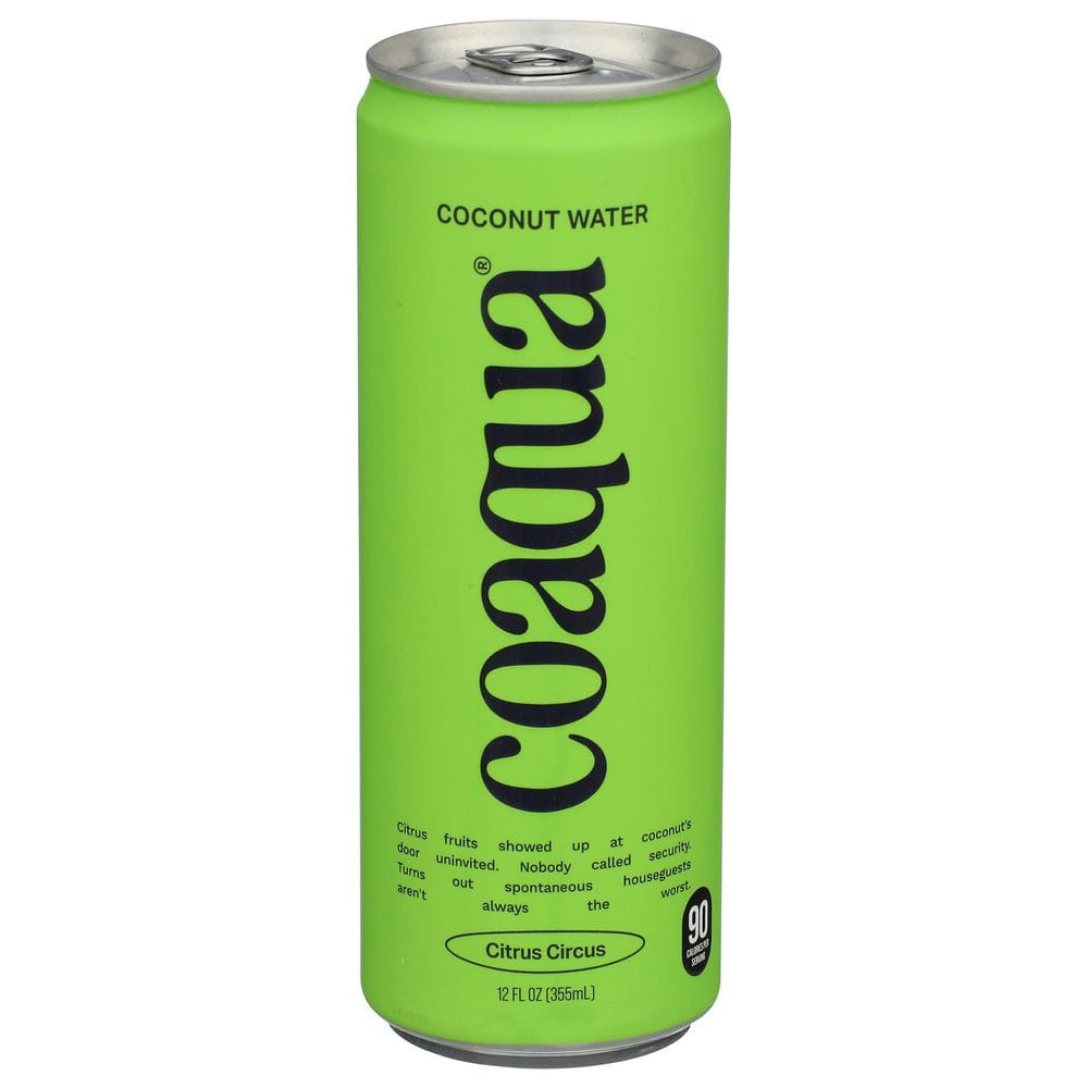 Coaqua Citrus Circus Coconut Water, 12 Fluid Ounce -- 12 Per Case