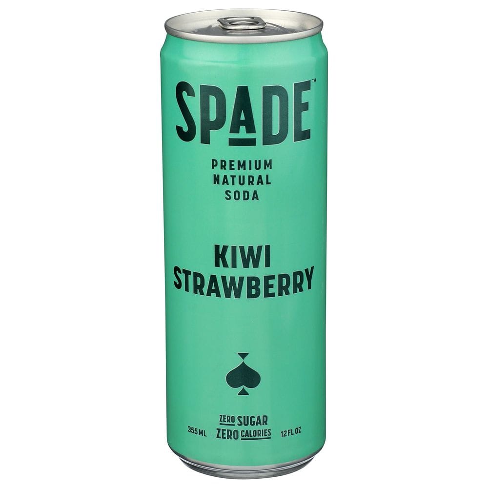 Spade Kiwi Strawberry Premium Natural Soda, 12 Fluid Ounce -- 12 Per Case