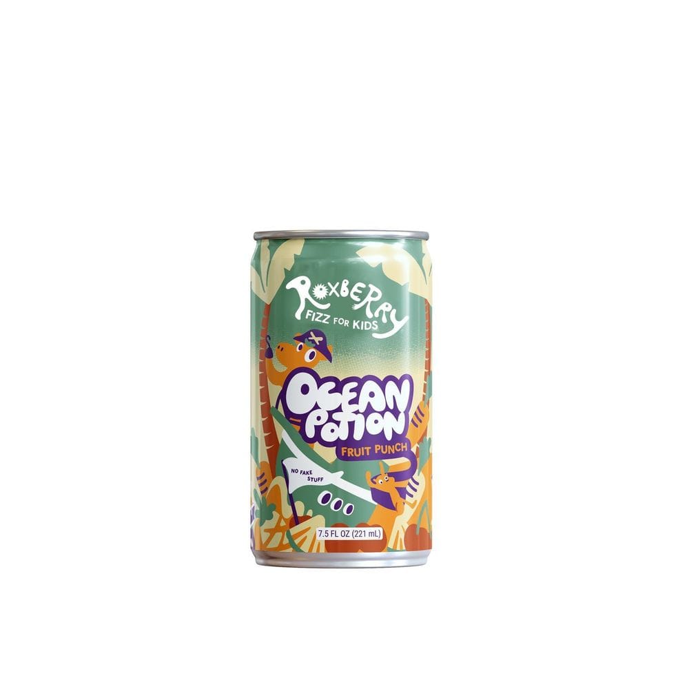 Roxberry Ocean Potion Fruit And Veggie Soda For Kids, 30 Fluid Ounce -- 6 Per Case