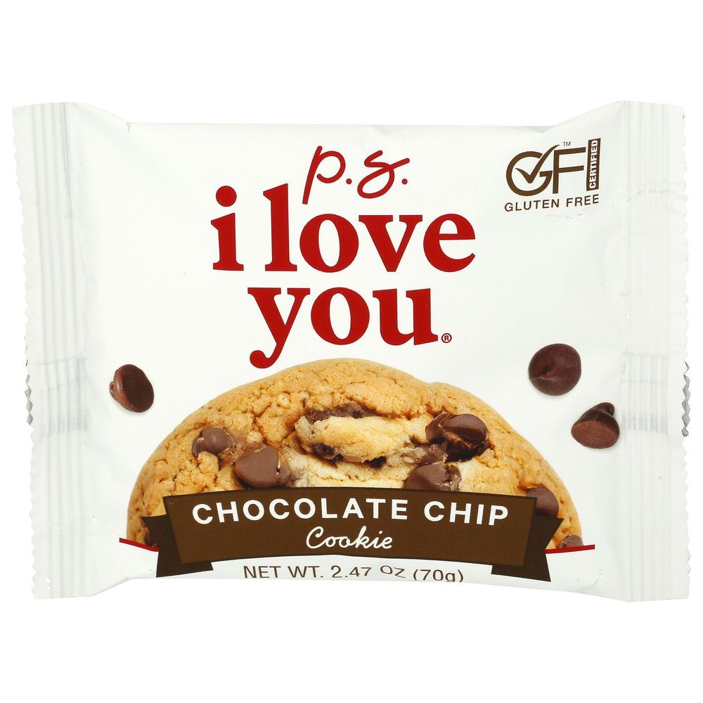 Ps I Love You Chocolate Chip Cookies, 2.47 Ounce -- 12 Per Case