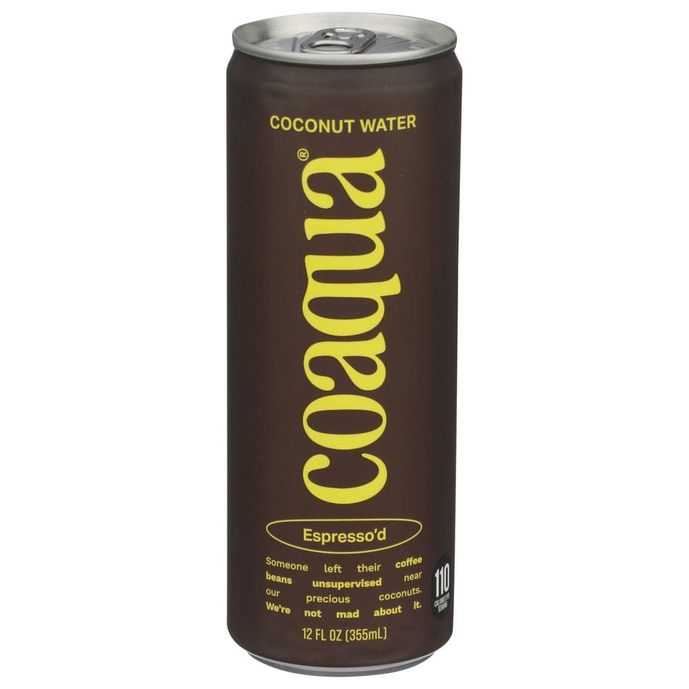 Coaqua Espresso'd Coconut Water, 12 Fluid Ounce -- 12 Per Case