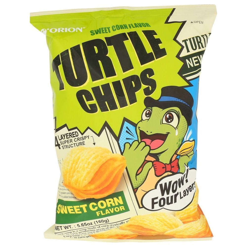 Orion Sweet Corn Turtle Chips, 5.65 Ounce -- 12 Per Case