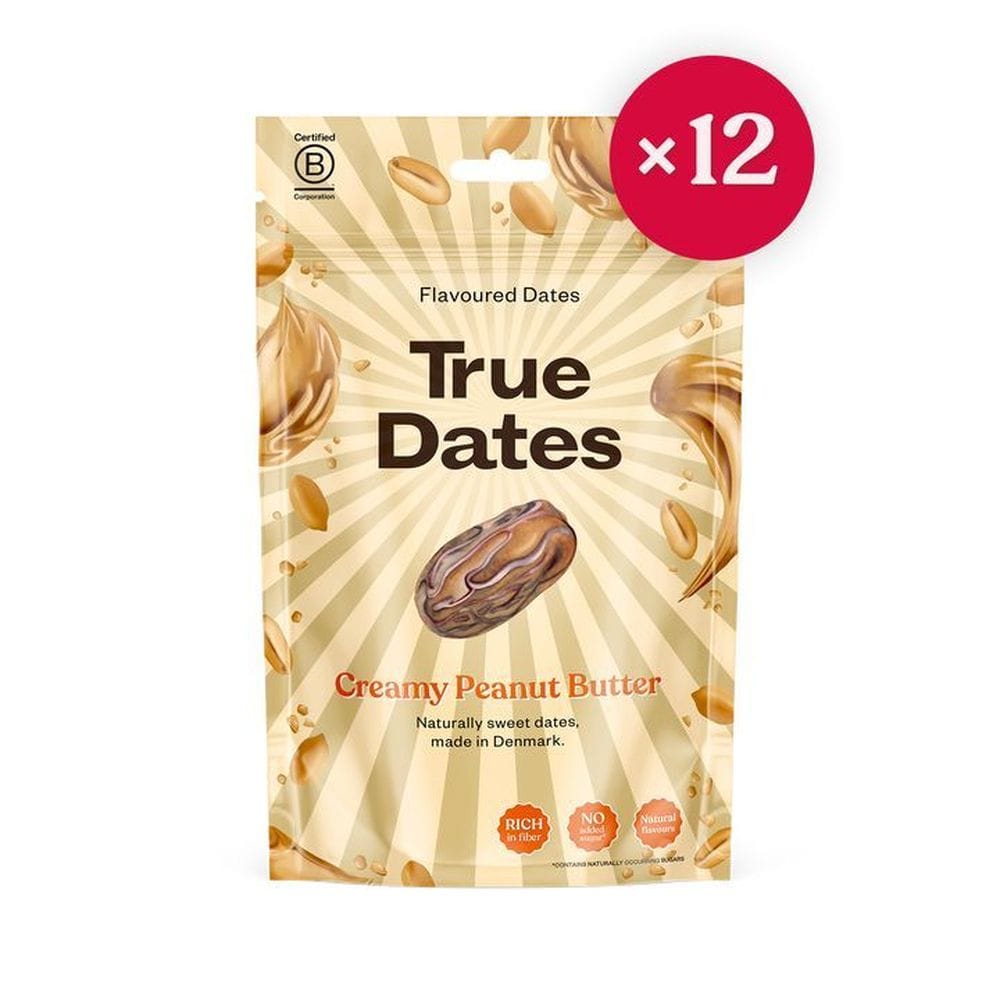 True Dates Creamy Peanut Butter Dates, 3.5 Ounce -- 12 Per Case