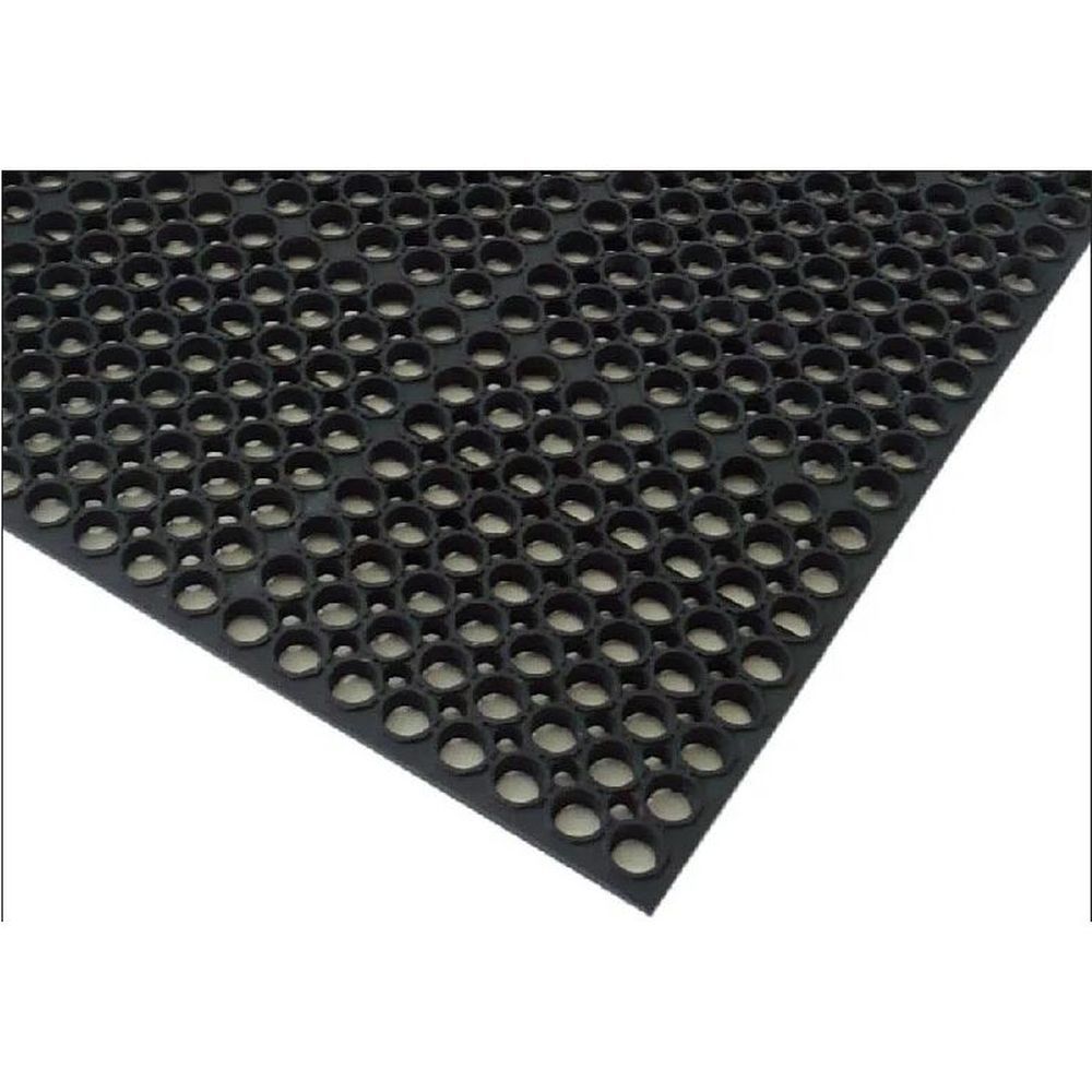 Happy Mat Preminum Terracotta Rubber Grease Resistant Straight Edge Anti Fatigue Mat, 3 X 5 Feet X 3/4 Inch