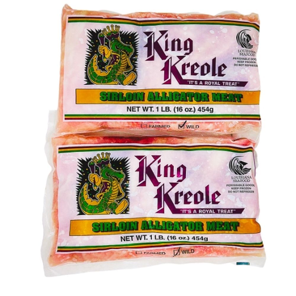 King Creole Alligator Sirloin, 1 Pound -- 12 Per Case