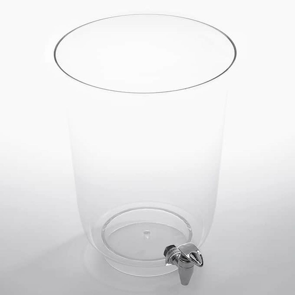 American Metalcraft Clear Polycarbonate Juice Dispenser Body With Tritan Faucet Fits Juice4 Juice Dispenser -- 2 Per Case