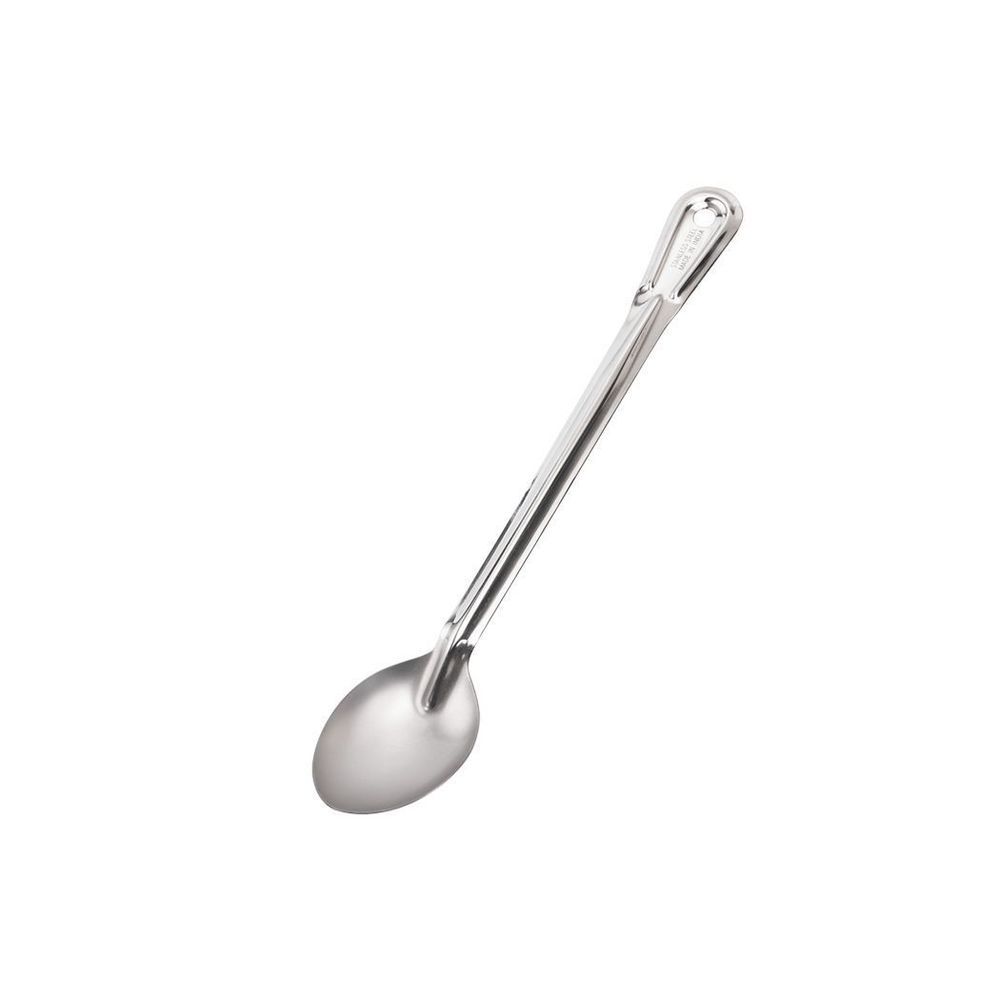 Browne Conventional Stainless Steel Mirror Finish 1.0 Mm Thickness Solid Serving Spoon, 11 Inch